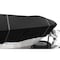 Eevelle Silvercloud Boat Cover TRI HULL RUNABOUT Inboard 16' 6in. L 80in. W Black SCTR1680-BLK - alternate 3